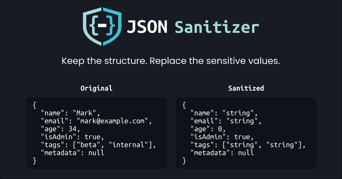 JSON Sanitizer